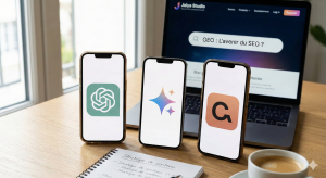 Le GEO, qu'est ce que c'est ? Se référencer sur ChatGPT, Gemini, Claude, par Jalya Studio